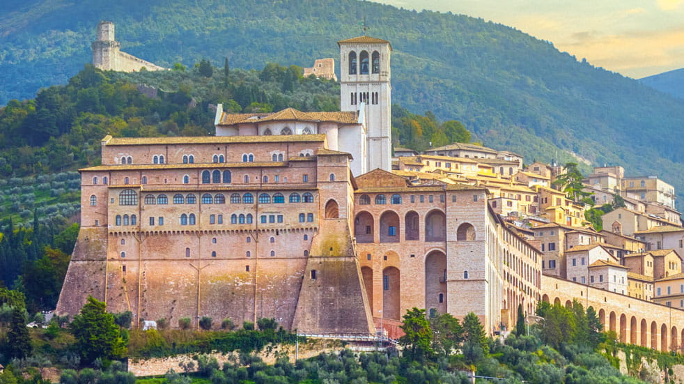 The Basilica of  St Francis in Assisi